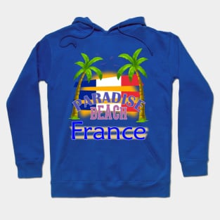 Paradise Beach France Vacation Holidays Hoodie